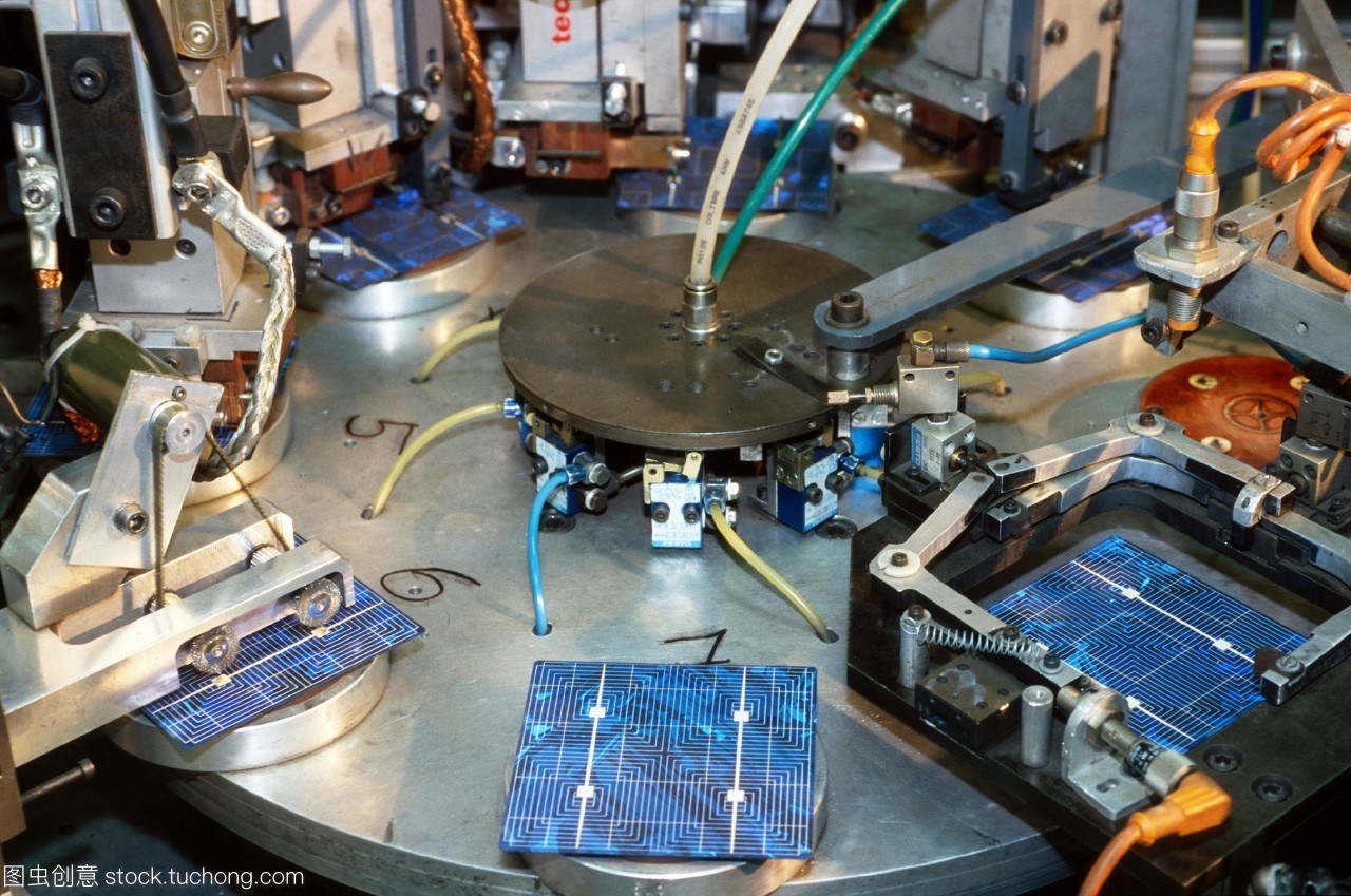 光伏電池的構造與自動化電子電路印刷技術